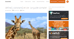 Desktop Screenshot of boiteaweb.fr